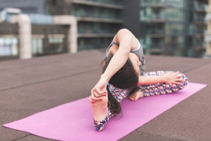 tapis de yoga pliable